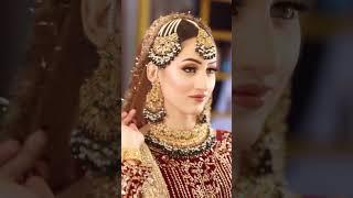 Sadqay tmare | Amna’s barat look by shazia salon