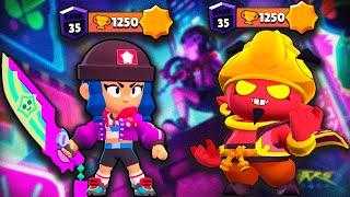 LLEVANDO A BIBI Y A GENIO A RANGO 35-BRAWL STARS!!