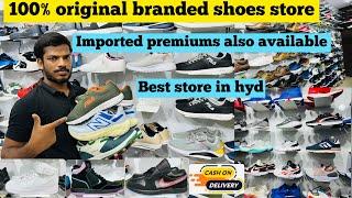 100% original & premium shoe store Multi brand stire in Hyderabad/ softwear crazy mowa