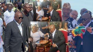 Watch Prez. Akuffo Addo Romantic Dinner With First Lady️ Commissioning James Town Fishing Habour.