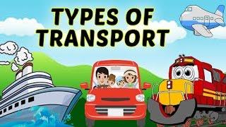 Modes of Transport | Types of Transport  For Kids | Airways, Waterways & Roadways For Kids