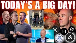 Today's A Big Day!! Money Is About To Change Forever!! Amazon, FaceBook, X And More To Use Crypto...