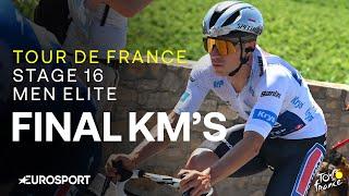 THE FINAL SPRINT  | Tour de France Stage 16 Final Kilometres | Eurosport Cycling