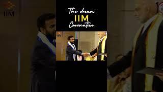 Officially an IIM grad now! Convocation vlog coming out soon :) #iim #mba #convocationday