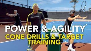 Power and Agility Tennis Workout: Cone Drills and Target Training