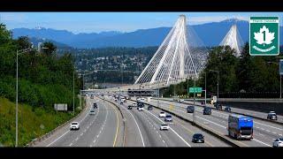 Highway 1 into Vancouver, BC - Trans-Canada Highway - 2024/56