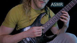 ASMR Guitar Playing | Deep Male Voice Talking, Blowing Air, Ramble, Mumbling ️️