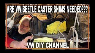 Why The Need For VW Beetle Front Beam Caster Shims - VW Bug - VW Baja Bug - Empi Caster Shims