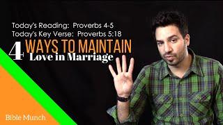 4  Ways to Maintain Love in Marriage | Proverbs 5:18 Bible Devotional | Christian Vlogger