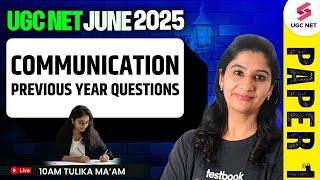 Communication UGC NET Paper 1 | Communication UGC NET PYQ By Tulika Ma'am | UGC NET June 2025