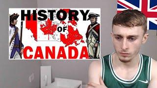 British Guy Reacting to The entire history of Canada explained in 10 minutes