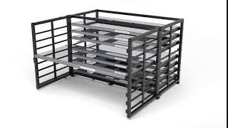 Sheet Metal Storage Rack 3D Preview - Products from RMS