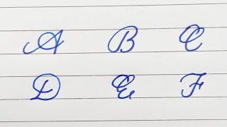 How to write Cursive Handwriting | A to Z | Satish Calligraphy #calligraphy