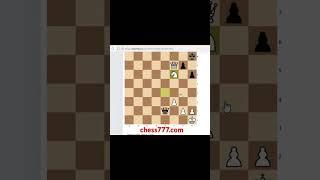 Мат в 2 хода. Решишь? #chess777