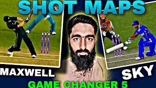 Game Changer 5 Cricket Game: Maxwell & Suryakumar Yadav Shots Map Revealed!