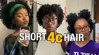 2024 Easy Natural 4C hairstyles🫶  #4cnaturalhair #naturalhair