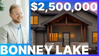 FULL TOUR of a $2.5M Bonney Lake New Construction Luxury Home | Bonney Lake Real Estate