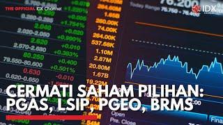 Cermati Saham Pilihan: PGAS, LSIP, PGEO, BRMS | IDX CHANNEL