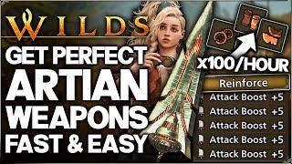 Monster Hunter Wilds - Get PERFECT OP Artian Weapons FAST - 120+ Relics Per Hour Easy Farm Guide!