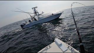 Battling the Fleet for The First Tuna in The New Boat!!