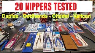 Scale Model Tips - 20 Nippers Tested !! -  Dspiae, Godhands, Citadel, Tamiya And More - Who Will Win