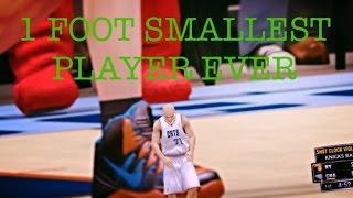 NBA 2K - 1 Foot Player | Smallest Player Ever