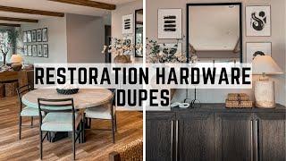 RESTORATION HARDWARE FURNITURE DUPES || LOOK FOR LESS || 2024