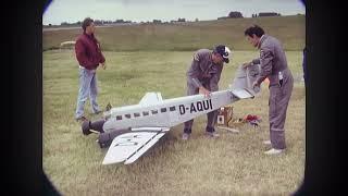 Modellflug 1990 auf dem Airbus Gelände in Hamburg