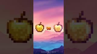 Golden apple vs Enchanted Golden apple #minecraft #shorts