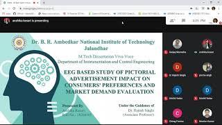 M.Tech Dissertation viva-voce of Anshika Kesari on Neuromarketing-NIT Jalandhar