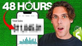 I Tried Shopify Dropshipping For 48 Hours in 2024 (Realistic Results)