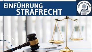 Einführung ins Strafrecht - materiell & formell, Strafzweck & Beispiel - Grundlagen Wirtschaftsrecht