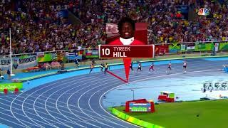 Just how fast is Tyreek Hill? Compare him to Usain Bolt!