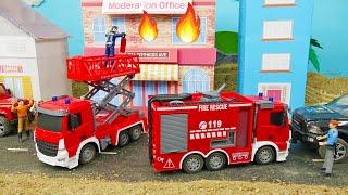 Fire Truck Car Toy Play with Fire Station, Truck Vehicles