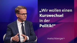 Carsten Linnemann und Omid Nouripour über Merz, Migration und Koalition | maischberger