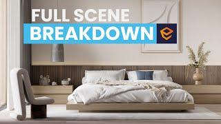 Enscape Realistic Bedroom - Full Rendering Tutorial