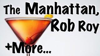 Manhattan Drink Recipe, featuring the Rob Roy - Bartending Pro