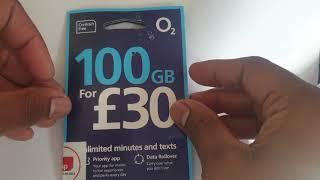 O2 fastest and biggest network in UK 100gb for £30 only