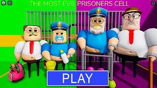 Baby Barry vs Old Barry New Evolution Mode! Barry's Prison Run Obby Walkthrough Roblox