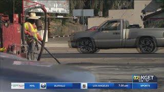 Union Avenue being reduced to two lanes