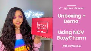 Unboxing and Demo November #Boxycharm with @GlamWithSuzan ️