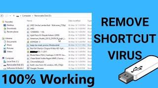 How to Remove Shortcut Virus from USB Pendrive using cmd 2021