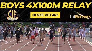 2024 TF - CIF State Meet - Boys 4x100m Relay Championship - Pittsburg (NC) 40.77 !