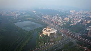 Aerial View of NMMC Headquarters || The Food Guruji || Navi Mumbai