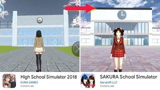 I built a High School 2018 in Sakura School Simulator | MK-GAMING