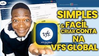 CRIE CONTA AGORA NA VFS GLOBAL (SIMPLES E FÁCIL)