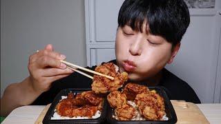 연돈볼카츠 뚜열치 도시락 , 연돈도시락 먹방!! ASMR Chicken rice MukBang EatingShow