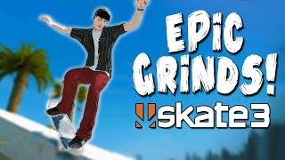 EPIC SKATE 3 GRINDS CHALLENGE!?