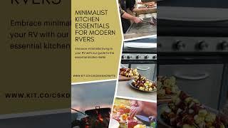 Minimalist Kitchen Essentials for Modern RVers!