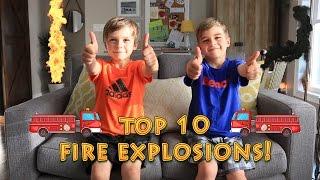 Our Top 10 Fireman Explosion Toy Videos!